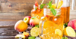 What region is peach tea created