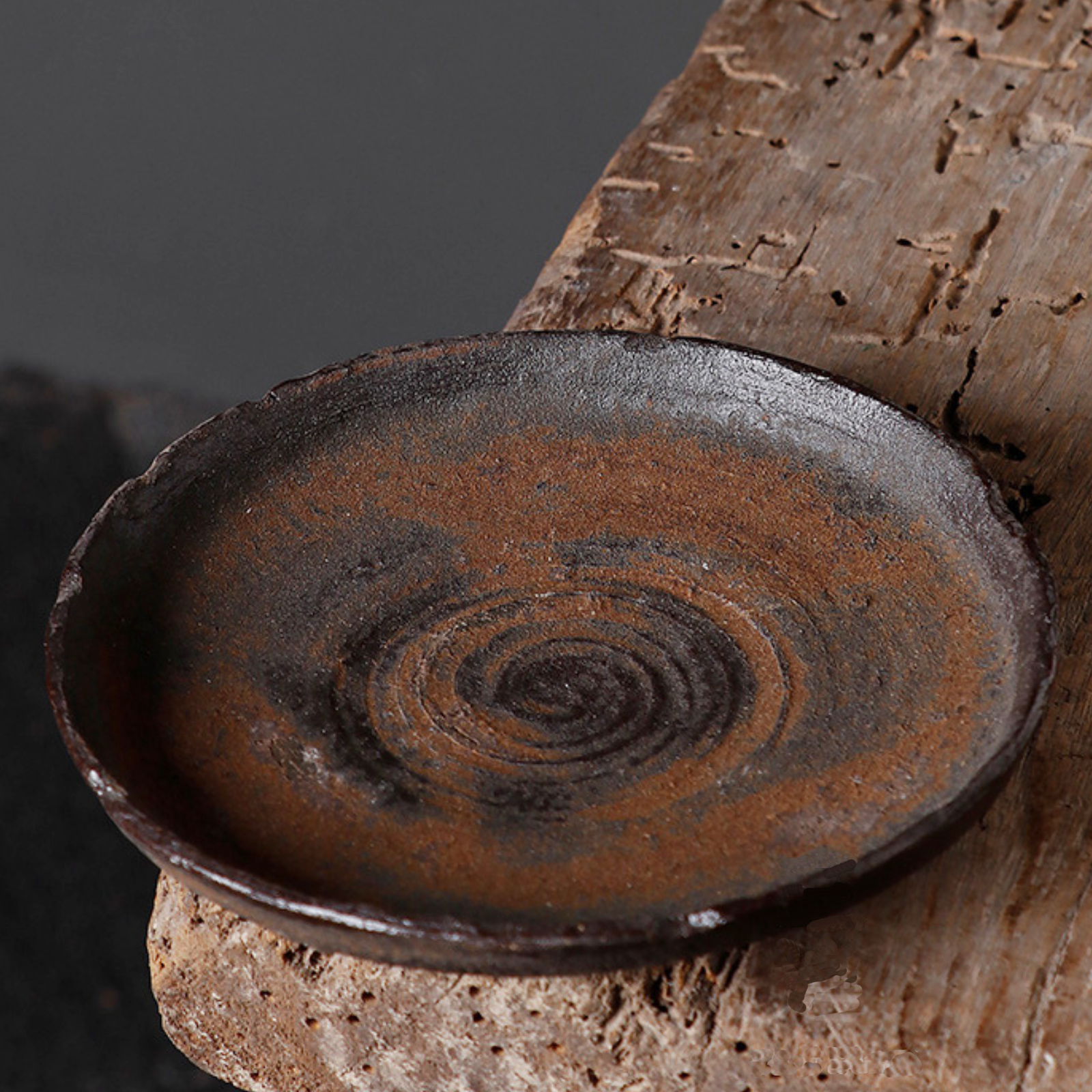 Handgefertigtes Wabi-Sabi Zisha Gaiwan-Set – 150 ml, rustikale Keramik, Sand-Finish