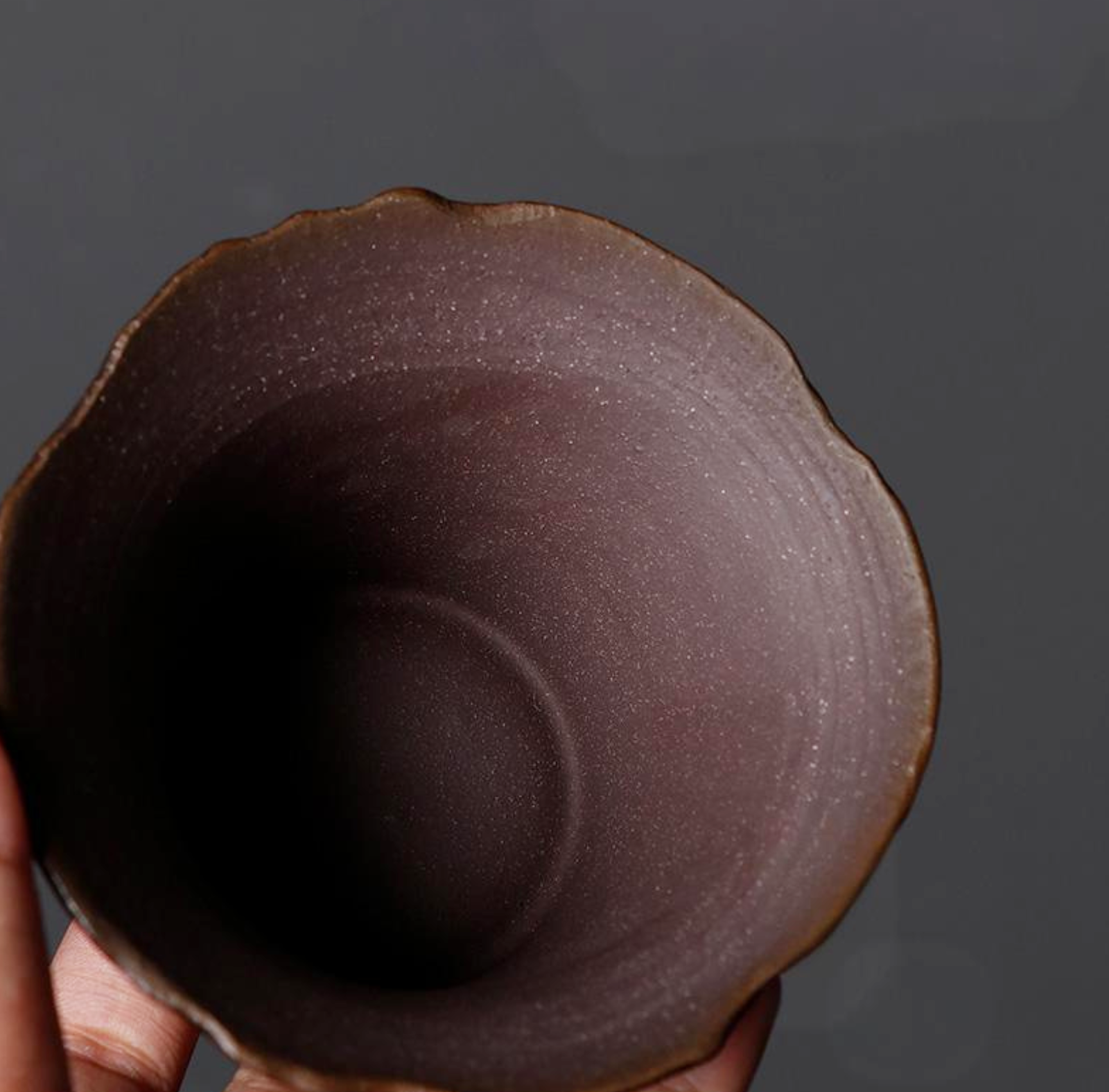 Handgefertigtes Wabi-Sabi Zisha Gaiwan-Set – 150 ml, rustikale Keramik, Sand-Finish