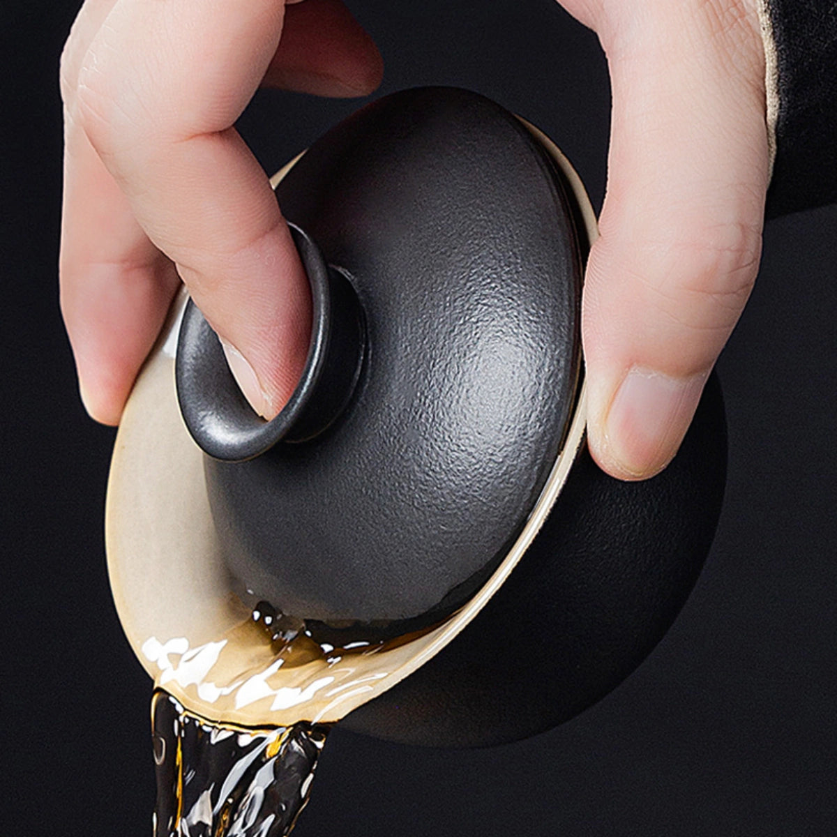 Classic Kungfu black clay gaiwan Product Image 3