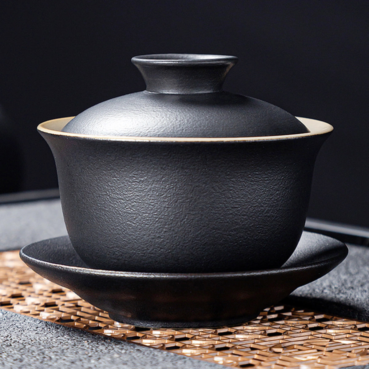 Classic Kungfu black clay gaiwan Product Image