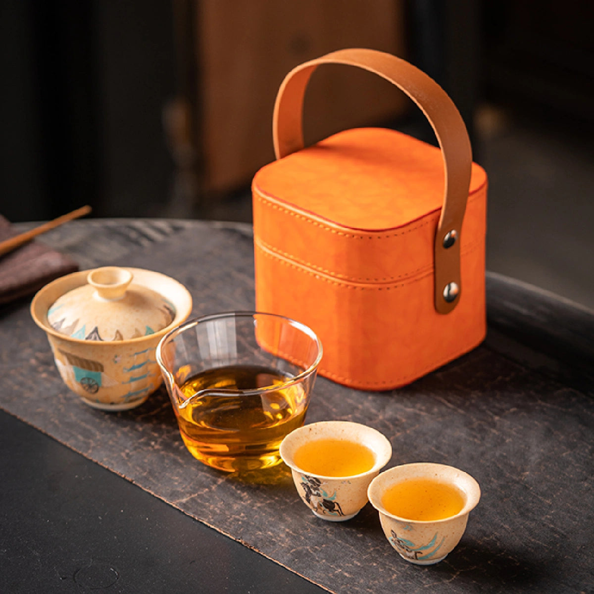 Dunhuang Buddhist Travel Tea Set 2