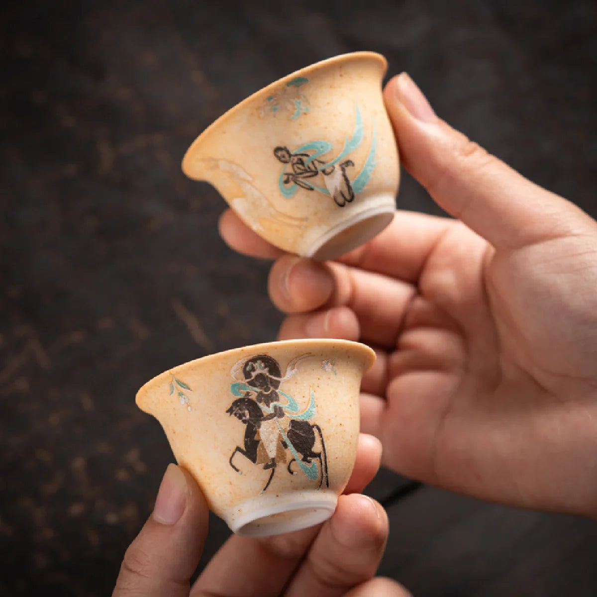 Dunhuang Buddhist Travel Tea Set 4