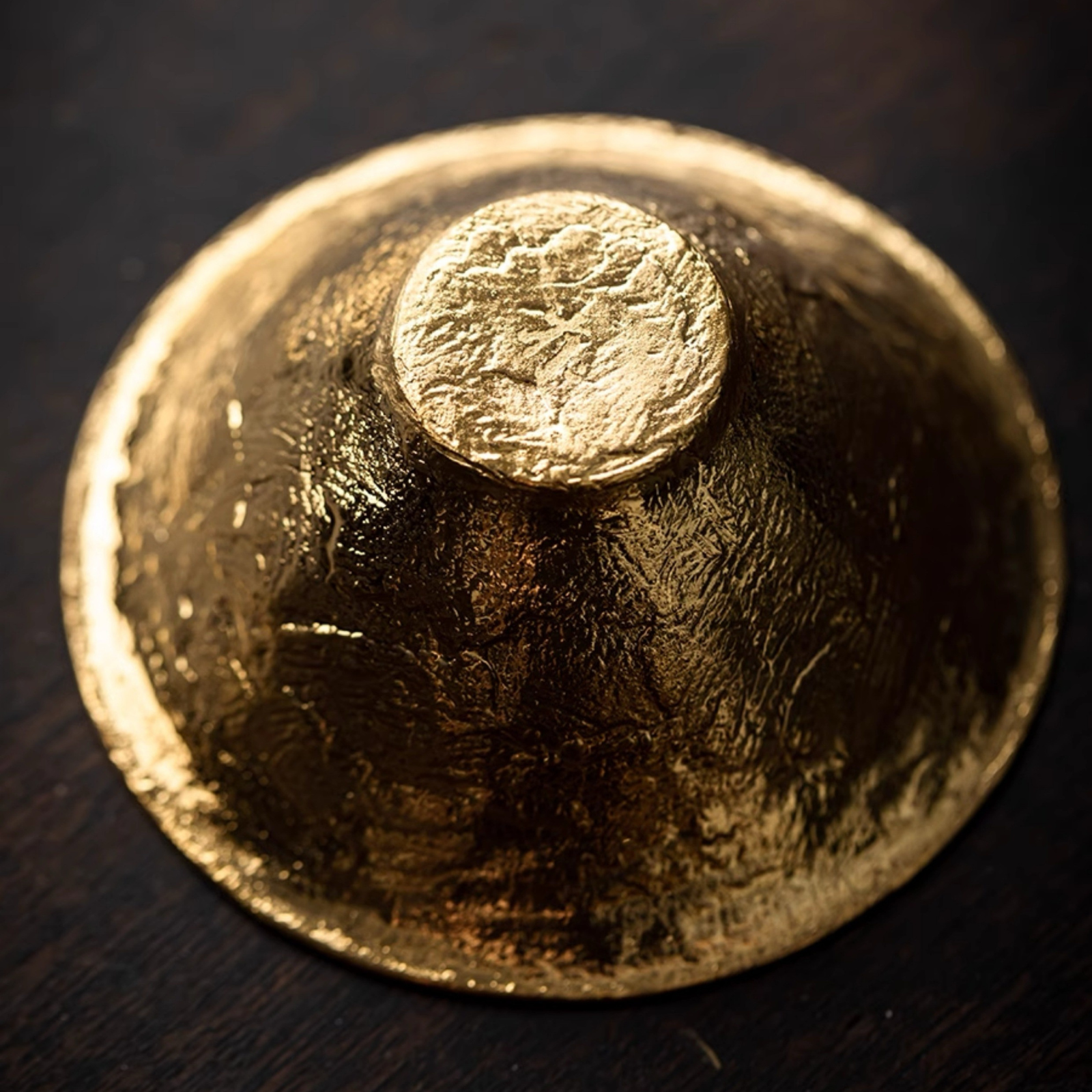 Handmade Gilded Gaiwan - 100ml Silver & Gold Accents, Retro Tea Ceremony