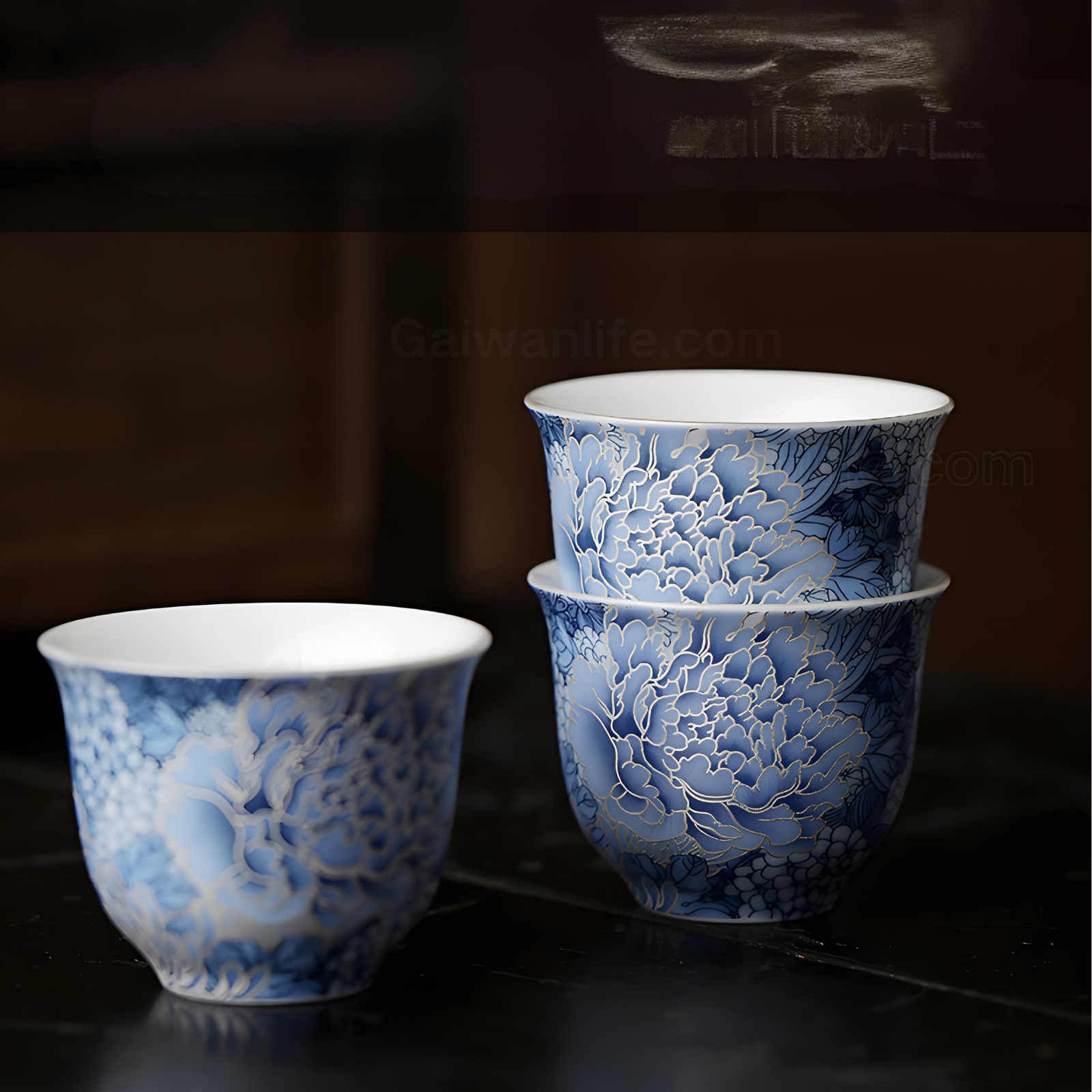 Imperial Dragon Cloisonné-Teeservice – 12-teiliges handgefertigtes Keramik-Set, inspiriert von der Verbotenen Stadt
