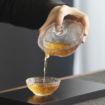 Japanese Shaped Glass Gaiwan -2
