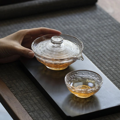 Japanese Shaped Glass Gaiwan -3