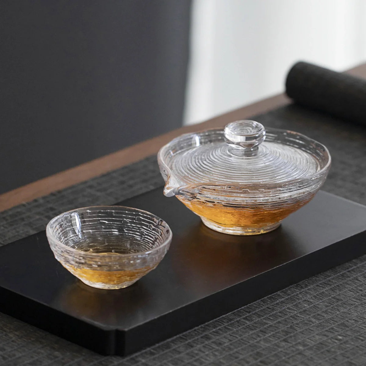 Japanese Shaped Glass Gaiwan -4