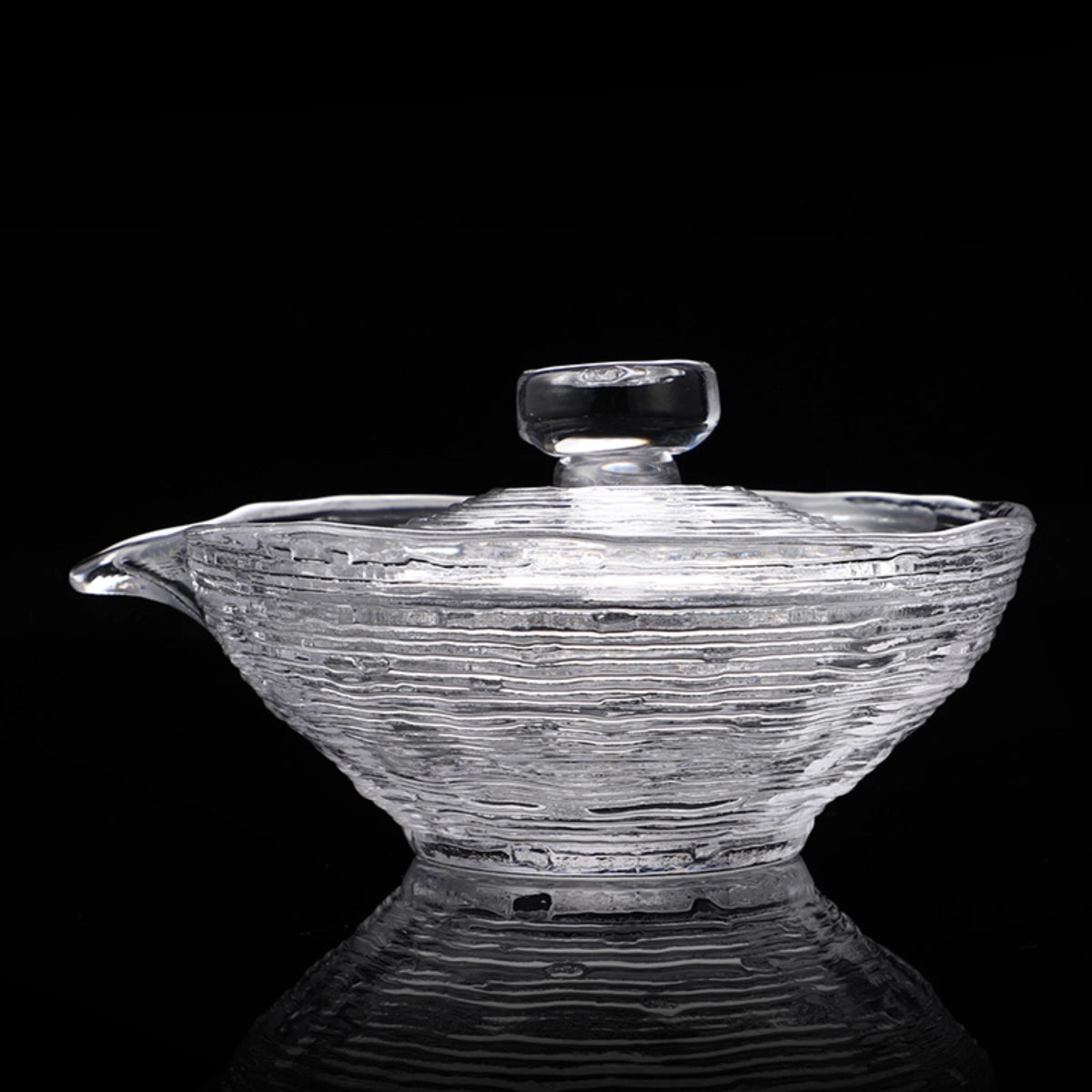 Japanese Shaped Glass Gaiwan -5