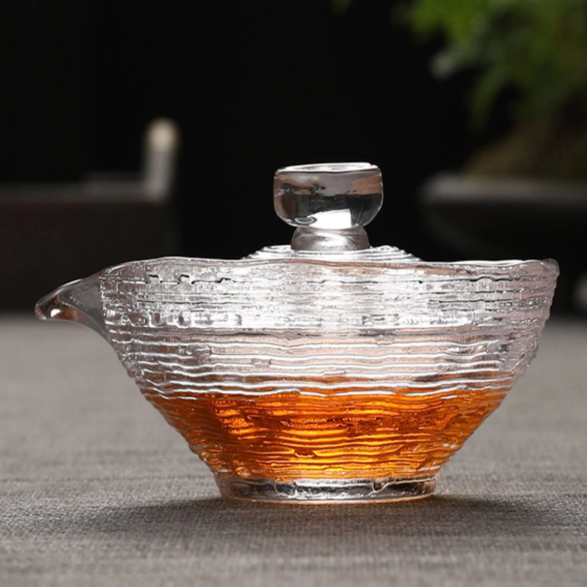 Japanese Shaped Glass Gaiwan