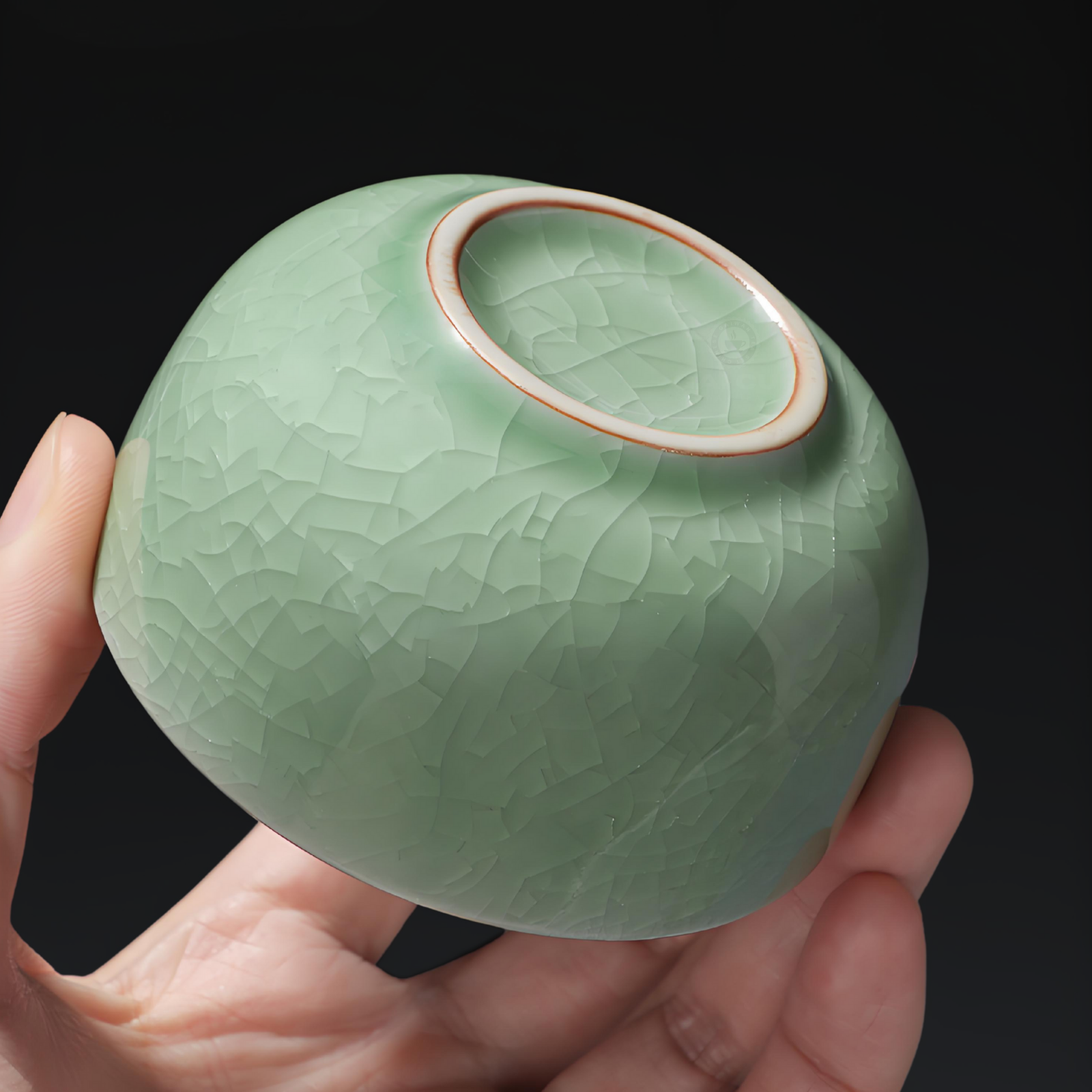 Portable Celadon Tea Set - 1 Teapot & 2 Cups, Camping & Gift Essentials