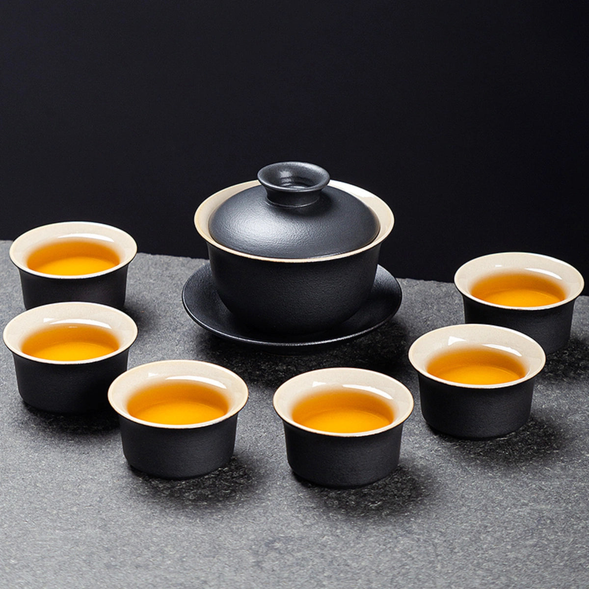 Classic Kungfu black clay gaiwan Product Image 1