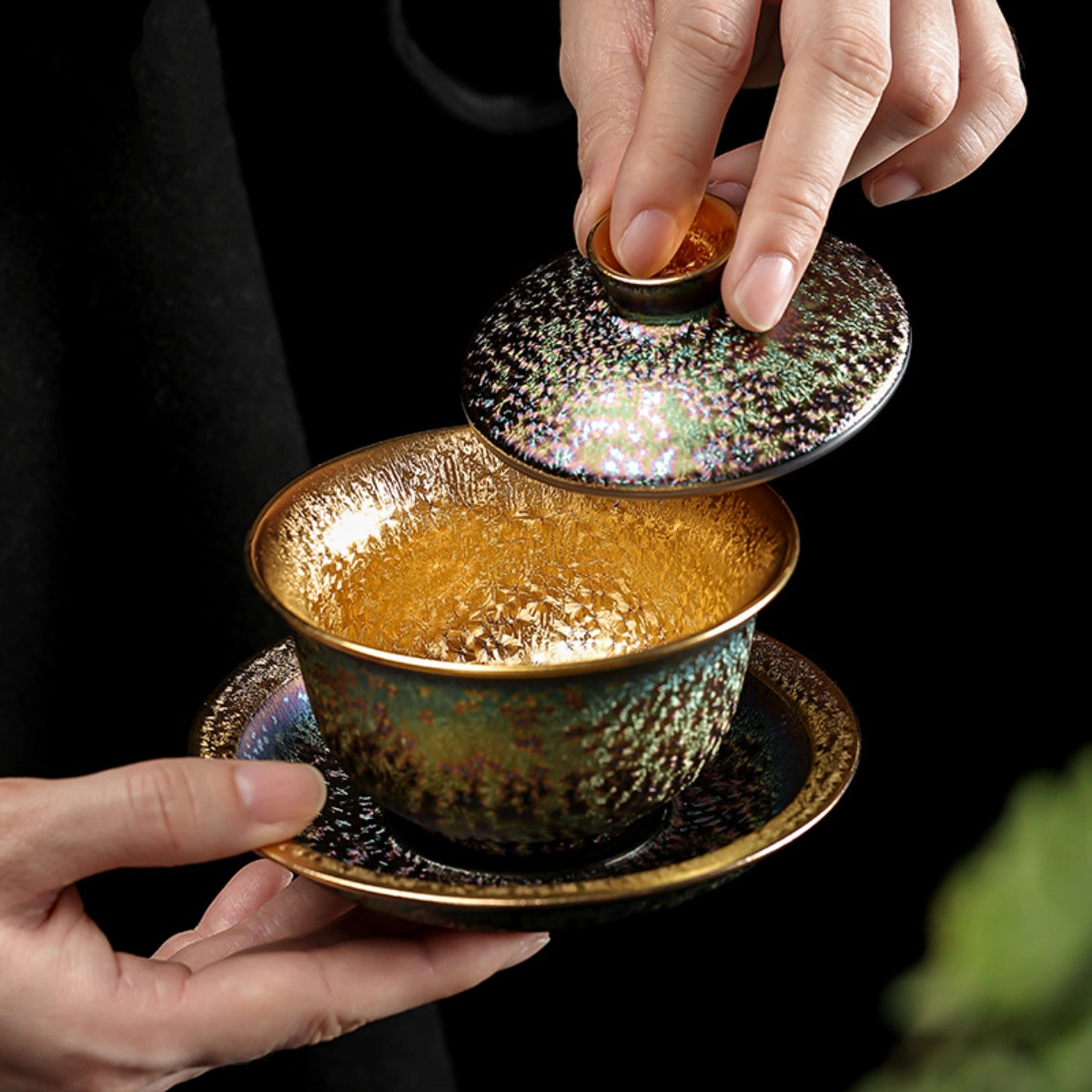 Gilded Ceramics Vintage Gaiwan -5